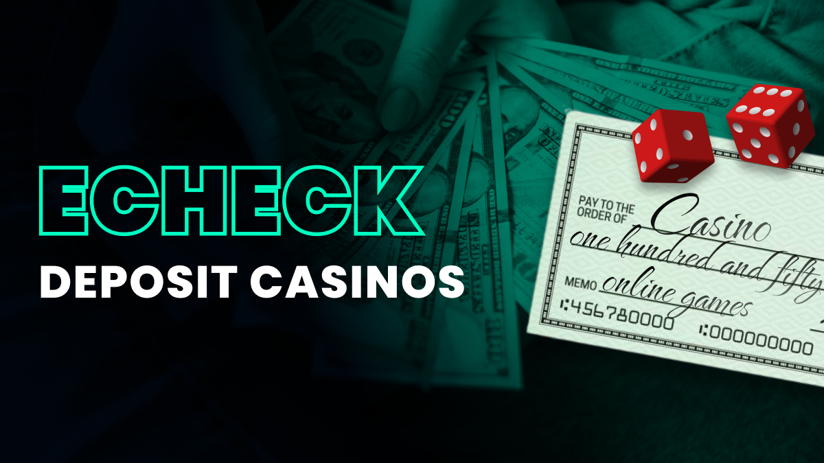  Comment créer un compte eCheck casinos?